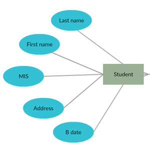 ER-Diagramm für College Management System