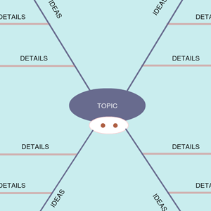 Spinnendiagramm-Vorlage 3