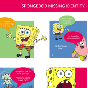 SpongeBob Schwammkopf fehlende Identität Storyboard